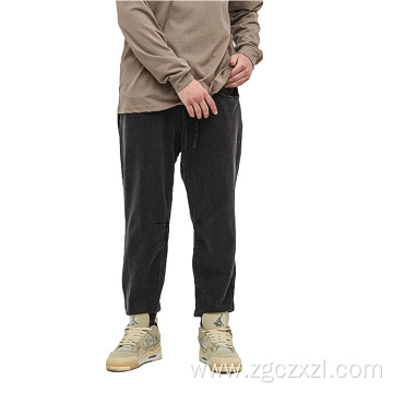 Fall new distressed washed sweatpants